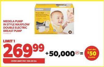 Real Canadian Superstore Medela pump in style maxflow double electric breast pump offer