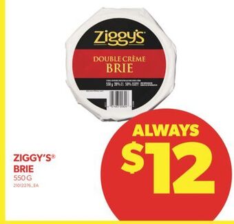 Real Canadian Superstore Ziggy's® brie, 550 g offer