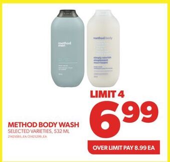 Real Canadian Superstore Method body wash, 532 ml offer
