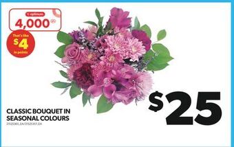Real Canadian Superstore Classic bouquet in seasonal colours offer