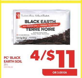 Real Canadian Superstore Pc® black earth soil, 25 l offer