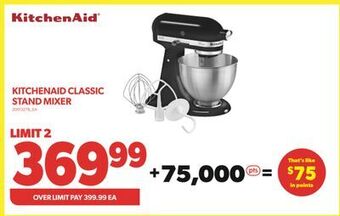 Real Canadian Superstore Kitchenaid classic stand mixer offer