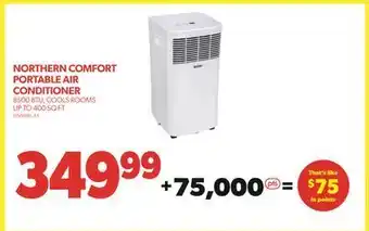 Real Canadian Superstore Northern comfort portable air conditioner offer