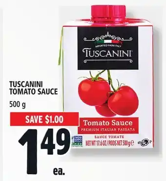 Metro Tuscanini tomato sauce offer