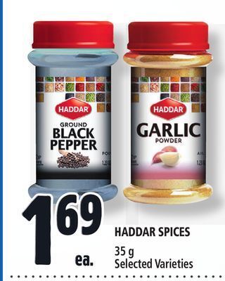 Metro Haddar spices offer