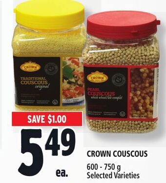 Metro Crown couscous offer