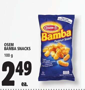 Metro Osem bamba snacks offer
