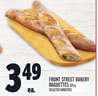 Metro Front street bakery baguettes offer