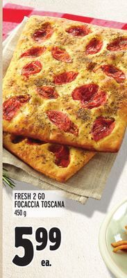 Metro Fresh 2 go focaccia toscana offer