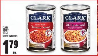 Metro Clark beans offer