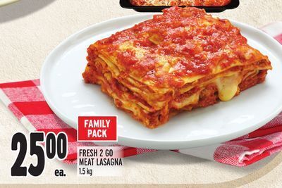 Metro Fresh 2 go meat lasagna offer