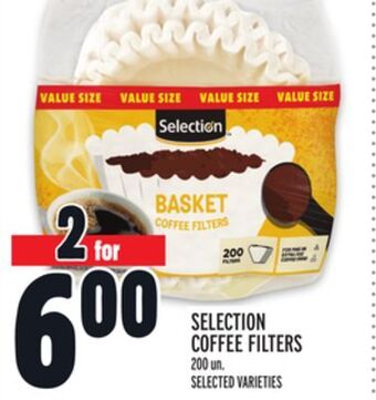 Metro Selection coffee filters offer