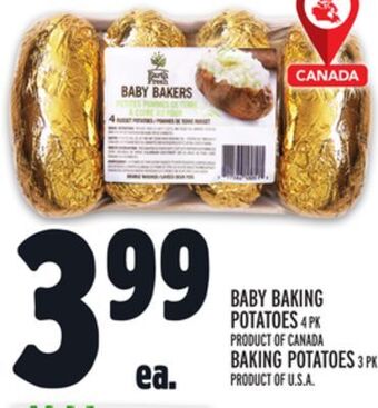 Metro Baby baking potatoes offer