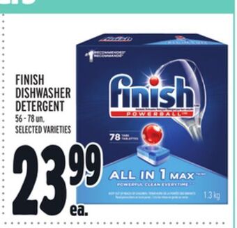 Metro Finish dishwasher detergent offer