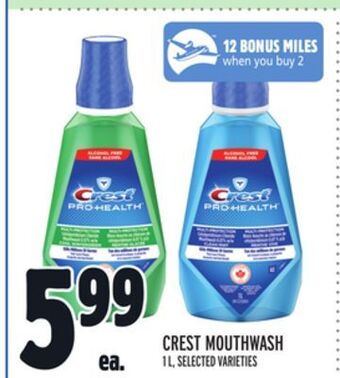 Metro Crest mouthwash offer