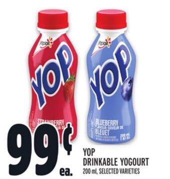 Metro Yop drinkable yogourt offer