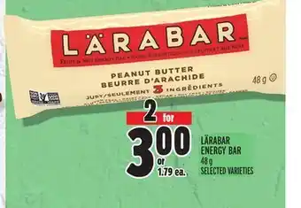 Metro Lärabar energy bar offer