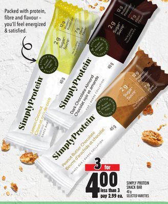 Metro Simply protein snack bar offer