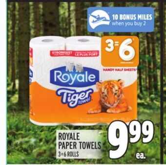 Metro Royale paper towels offer