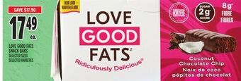 Metro Love good fats snack bars offer