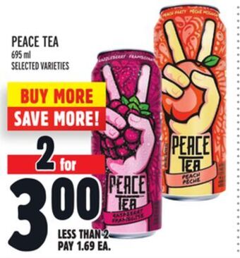 Metro Peace tea offer