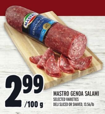 Metro Mastro genoa salami offer