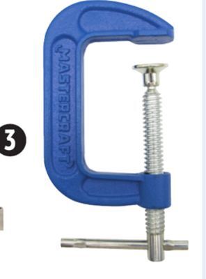 Canadian Tire Mastercraft c-clamp, 3 offer