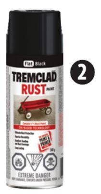 Canadian Tire Tremclad rust spray paint offer