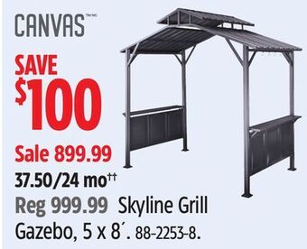Canadian Tire Canvas skyline grill gazebo, 5 x 8´ offer