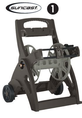 Canadian Tire Suncast slidetrack hose reel cart, 225' offer