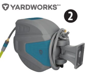 Canadian Tire Yardworks auto hose reel, 65' offer