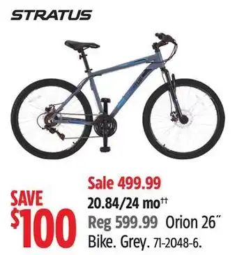 Canadian Tire Stratus orion 26˝ bike offer