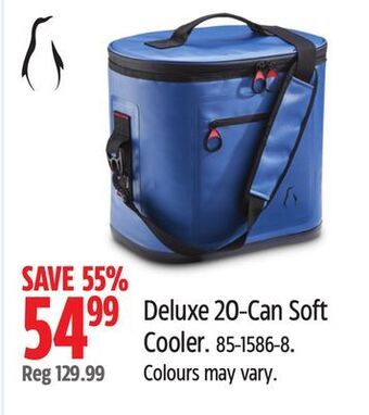 Canadian Tire Deluxe 20-can soft cooler offer