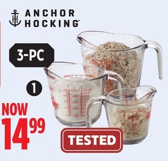 Canadian Tire Anchor hocking value pack measuring cup set offer