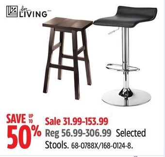 Canadian Tire For living selected stools offer