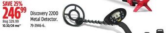 Canadian Tire Discovery 2200 metal detector offer