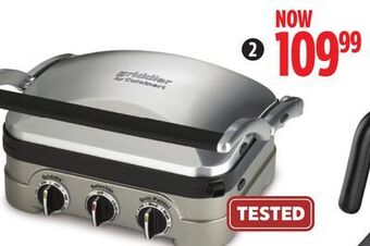 Canadian Tire Cuisinart 5-in-1 panini grill press & sandwich maker offer