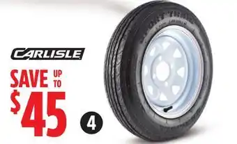 Canadian Tire Carlisle trailer tires and tire assemblies offer