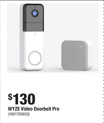 Home Depot Wyze video doorbell pro offer