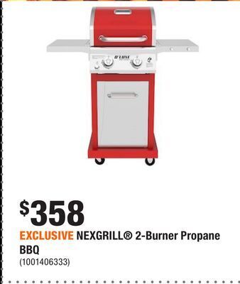 Home Depot Exclusive nexgrill® 2-burner propane bbq offer