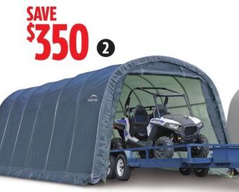 Canadian Tire Shelter logic garage-in-a-box round top, 12 x 20 x 8' h offer