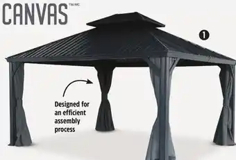 Canadian Tire Canvas skyline gazebo, all-season, 12 x 14-ft offer