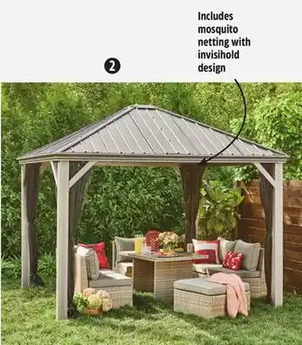 Canadian Tire Canvas skyline hard-top gazebo, 10 x 10-ft offer