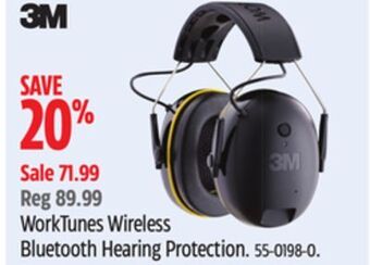 Canadian Tire 3m worktunes wireless bluetooth hearing protection offer