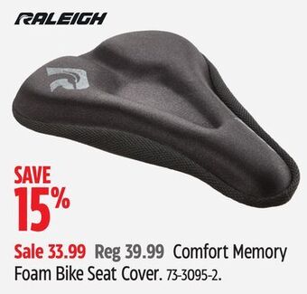 Canadian Tire Raleigh comfort memory foam bike seat cover offer