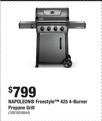 Home Depot Napoleon® freestyle™ 425 4-burner propane grill offer