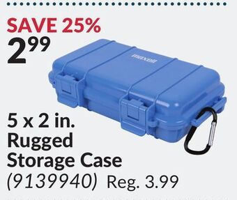 Princess Auto 5 x 2 in. rugged storage case offer