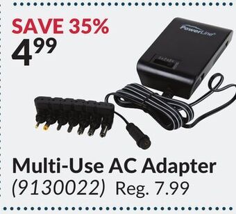 Princess Auto Multi-use ac adapter offer