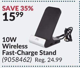 Princess Auto 10w wireless fast-charge stand offer