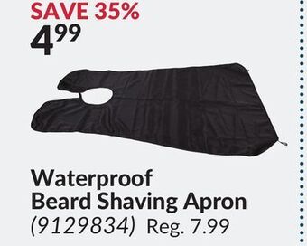 Princess Auto Waterproof beard shaving apron offer